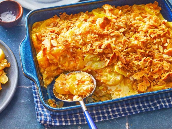 Creamy Cheddar Squash Dish