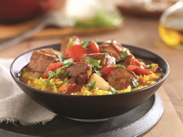 Hearty Purslane and Pork Stew