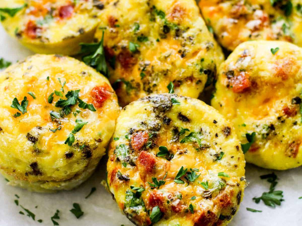 Egg Muffins with Chorizo for a Keto Diet