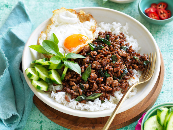 Basil Pork Stir-Fry from Thailand
