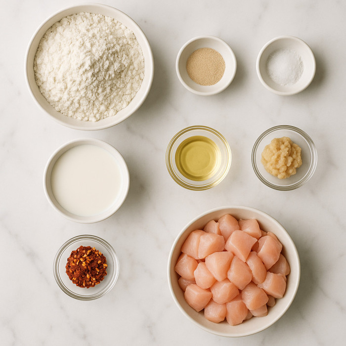 Chicken-Stuffed Bread Rolls ingredients