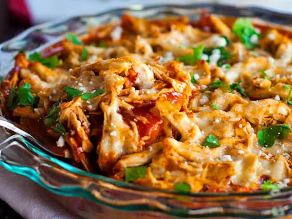 Tex-Mex Inspired Chicken Tamale Casserole