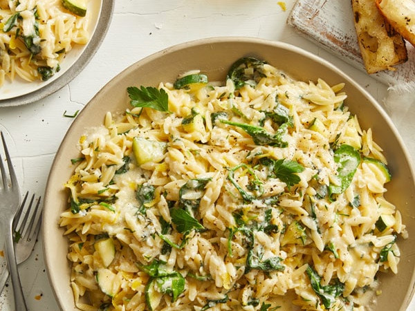 Creamy Cheesy Orzo