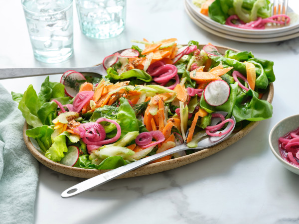 Tangy Pickled Veggie Salad