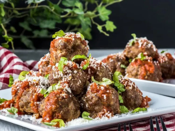 Two Servings of Air Fryer Italian Mini Meatloaves