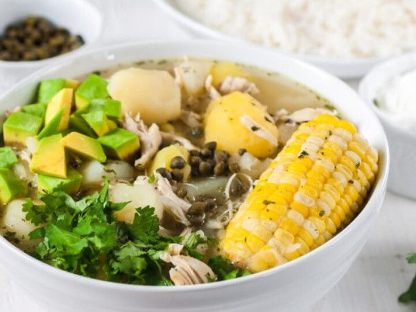 Savory Ajiaco with Beef and Peppers