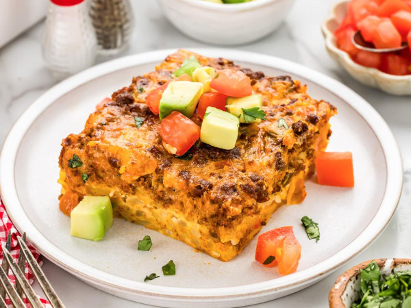 Savory Breakfast Casserole Featuring Mexican Chorizo
