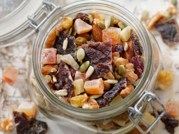 Savory Trail Mix Featuring Beef Jerky