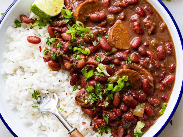 Vegan-Friendly Rice and Red Beans