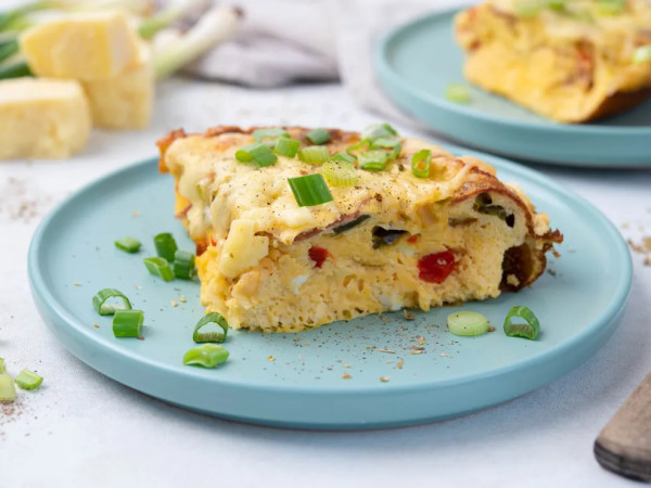 Egg and Pepperoni Breakfast