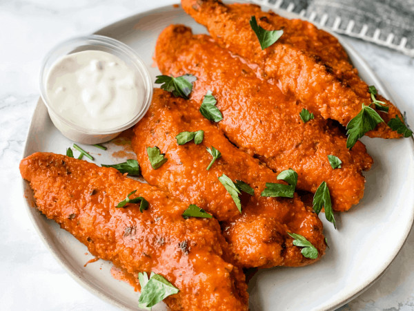 Buffalo Chicken Strips Straight from the Oven