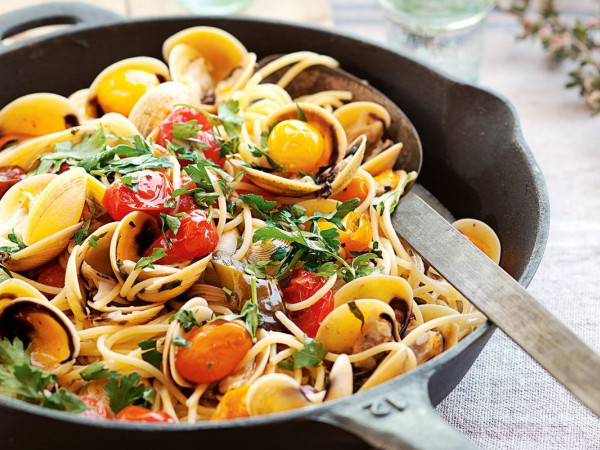 Pasta Risotto Style with Clams