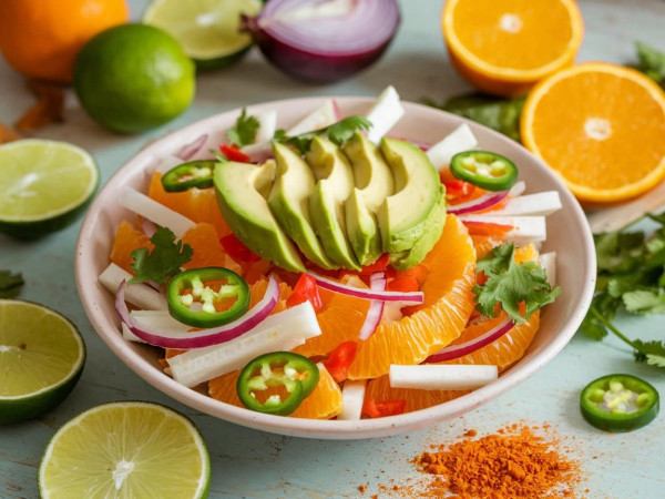 Lime-Infused Jicama Salad