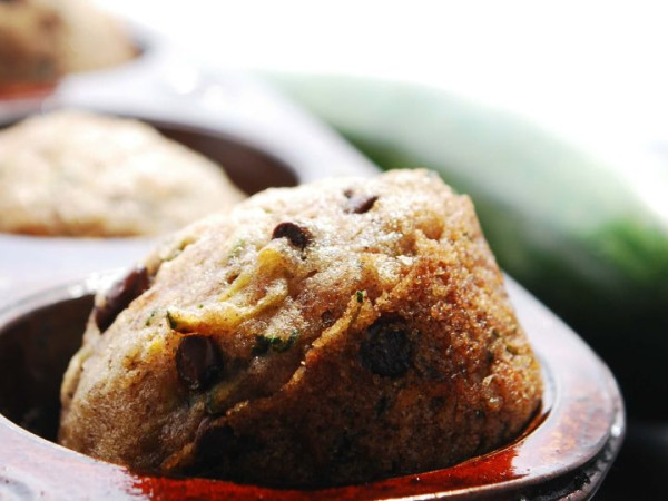 Zucchini and Orange Muffins with Chocolate Chips, Gluten- and Dairy-Free