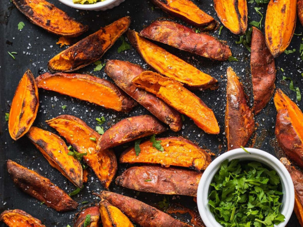 Deliciously Crispy Sweet Potato Wedges