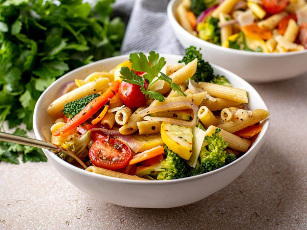 Easy Pasta Primavera Made in an Instant Pot