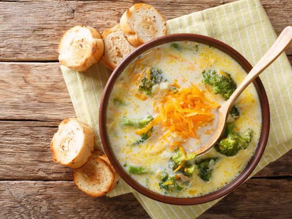 Leftover Mashed Potato and Broccoli Soup