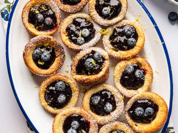 Blueberry-Filled Skillet Pancakes