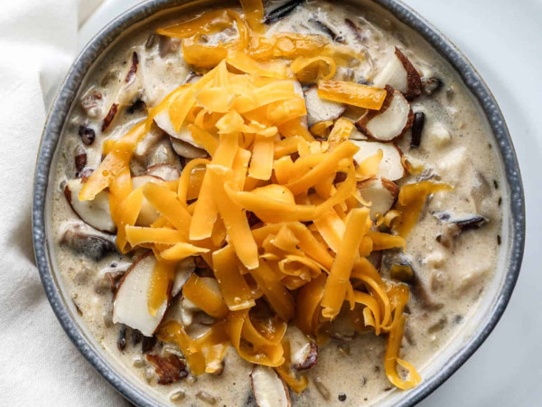 Easy Wild Rice and Chicken Bowls in the Instant Pot®