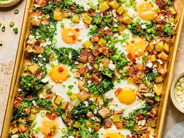 Sheet Pan Breakfast Eggs