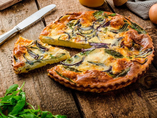 Spicy Green Chile Quiche