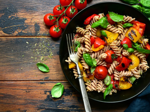 Smoky Pasta Salad with Fresh Vegetables
