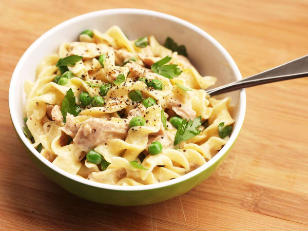 Lighter Tuna Noodle Dish