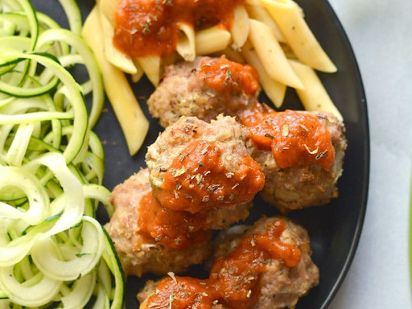 Low-Carb Italian Turkey Meatballs