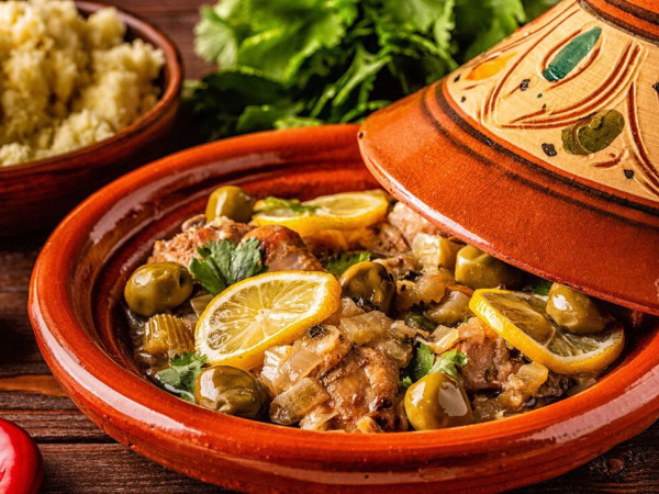 Tasty Quail Tagine Dish