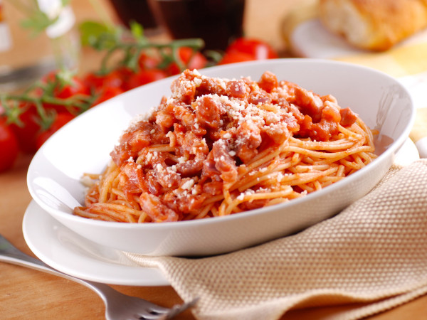 Enzo's Classic Amatriciana Spaghetti