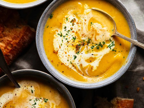 Root Vegetable and Kabocha Soup