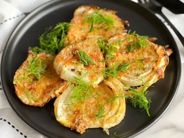 Oven-Roasted Fennel with Parmesan