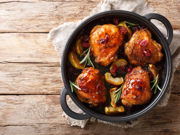 Apple and Rosemary Infused Chicken