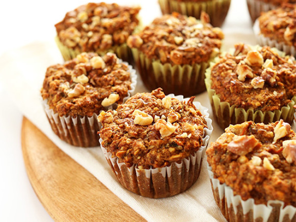 Apple, Carrot, and Ginger Breakfast Muffins