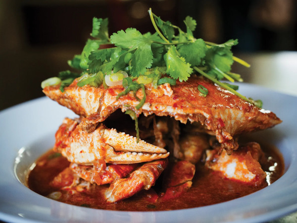 Spicy Singapore-Style Crabs