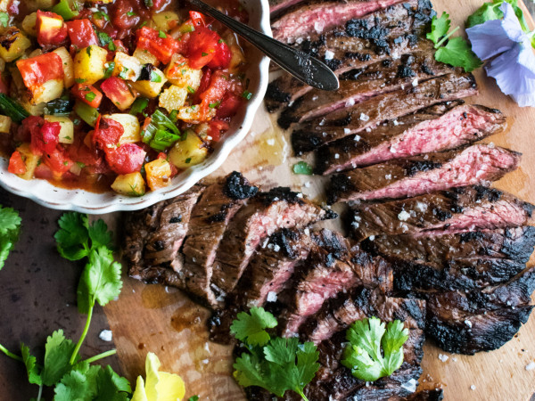 Marsala Marinated Skirt Steak Recipe