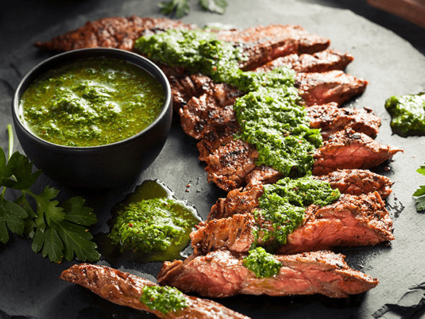Citrus Garlic Fennel Flank Steak