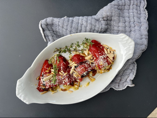 Stuffed Piquillo Peppers with Sausage