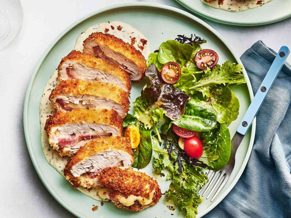 Cordon Bleu-Style Chicken Sandwich