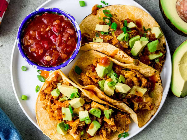 Chorizo Tortilla Breakfast Scramble