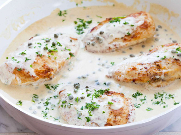 Creamy Sauce over Chicken