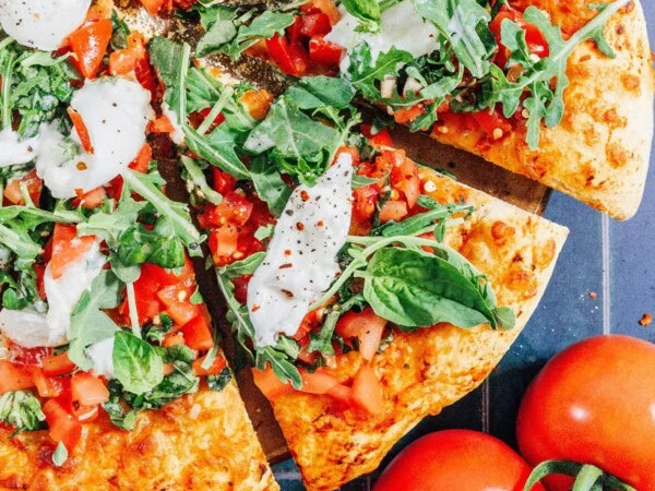 Pizza BLAT with a Basil Mayo Twist