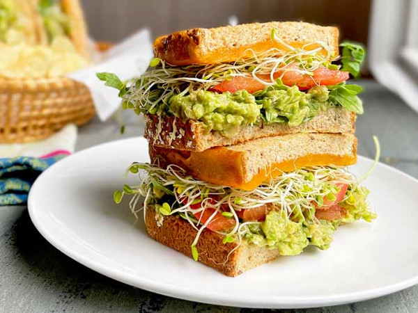 Tasty Bean-Stuffed Sandwiches