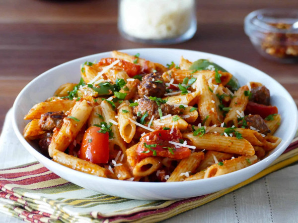 Easy Instant Pot® Italian Sausage and Creamy Polenta