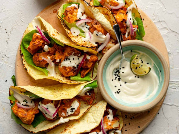 Crispy Tacos Filled with Cauliflower