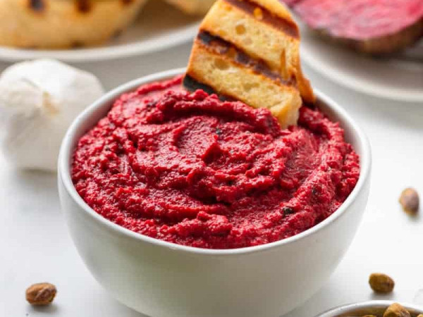 Beets Roasted with Pesto Sauce