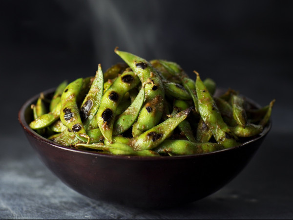 Edamame Prepared in Three Wok-Charring Methods
