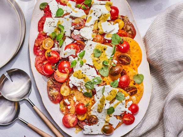 Salad of Heirloom Tomatoes and Feta