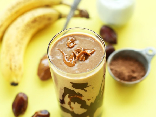 Creamy Chocolate Banana Peanut Butter Smoothie