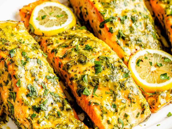 Dijon Salmon: A Healthy Meal for One